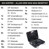 Набор домашнего мастера Scheppach WZB120-BE 58093069944 (97 предметов) - Изображение №5 — Chaika Market