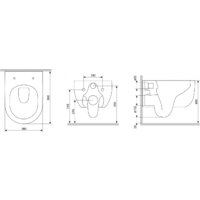 Унитаз подвесной Damixa Scandinavian Pure DX36C1701SC - Изображение №5 — Chaika Market