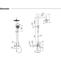 Душевая система  Aquatek Lugano AQ2740CR - Изображение №15 — Chaika Market