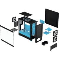 Корпус Fractal Design Pop Air RGB Cyan Core TG Clear Tint FD-C-POR1A-02 - Изображение №2 — Chaika Market