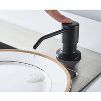 Кухонная мойка БелЭворс Vega L + смеситель W74004-2 + дозатор L405F (черный) - Изображение №8 — Chaika Market