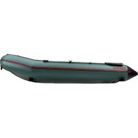 Моторно-гребная лодка Leader Boats Тайга-340 киль 0062872 (зеленый) - Изображение №5 — Chaika Market