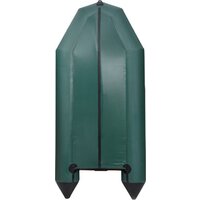 Моторно-гребная лодка Leader Boats Тайга-340 киль 0062872 (зеленый) - Изображение №2 — Chaika Market