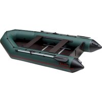 Моторно-гребная лодка Leader Boats Тайга-340 киль 0062872 (зеленый) - Изображение №3 — Chaika Market