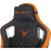 Игровое (геймерское) кресло Knight Outrider (черный/оранжевый) - Изображение №10 — Chaika Market