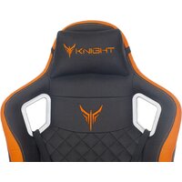 Игровое (геймерское) кресло Knight Outrider (черный/оранжевый) - Изображение №7 — Chaika Market