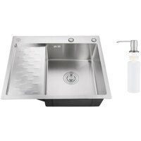 Кухонная мойка РМС MRK-6350R (с дозатором) — Chaika Market