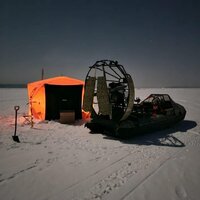 Палатка для зимней рыбалки Ex-Pro Winter Юрта 7EXUBO (черный/оранжевый) - Изображение №17 — Chaika Market