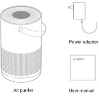 Очиститель воздуха SmartMi Air Purifier P1 ZMKQJHQP11 (международная версия, темно-серый) - Изображение №10 — Chaika Market