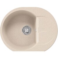 Кухонная мойка Polygran Atol-620 (кремовый) — Chaika Market