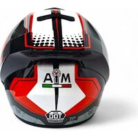 Мотошлем AIM RH360 360-002-M (M, Carbon Battle Red) - Изображение №3 — Chaika Market