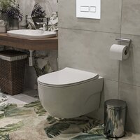 Унитаз подвесной Roxen Porto в комплекте с инсталляцией StounFix Dual Fresh 6 в 1 576390 (кнопка: белый глянец) - Изображение №13 — Chaika Market