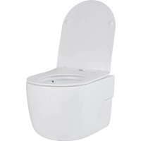 Унитаз подвесной Roxen Porto в комплекте с инсталляцией StounFix Dual Fresh 6 в 1 576390 (кнопка: белый глянец) - Изображение №7 — Chaika Market