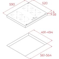 Варочная панель TEKA IBC 64110 SSM BK - Изображение №6 — Chaika Market
