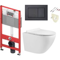 Унитаз подвесной Grado GD-W203T + TECE 9400414 (с кнопкой смыва) — Chaika Market