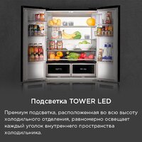 Четырёхдверный холодильник MAUNFELD MFF190NFDSB - Изображение №32 — Chaika Market