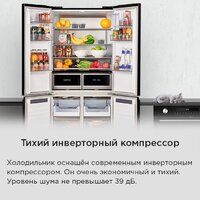 Четырёхдверный холодильник MAUNFELD MFF190NFDSB - Изображение №27 — Chaika Market