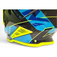 Мотошлем AIM RH855 Carbon Razor RH855R-DYB-XXL (XXL, желтый/синий) - Изображение №9 — Chaika Market