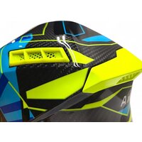 Мотошлем AIM RH855 Carbon Razor RH855R-DYB-XXL (XXL, желтый/синий) - Изображение №8 — Chaika Market