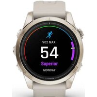 Умные часы Garmin Epix Pro Gen 2 Sapphire 42 мм (мягкое золото/песок) - Изображение №2 — Chaika Market