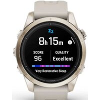 Умные часы Garmin Epix Pro Gen 2 Sapphire 42 мм (мягкое золото/песок) - Изображение №4 — Chaika Market