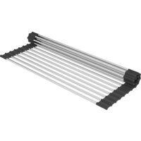 Кухонная мойка Roxen Uno 560210-44B (440*440) PVD графит под столешницу (с ролл-матом и дозатором) - Изображение №6 — Chaika Market