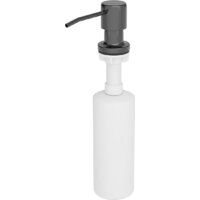 Кухонная мойка Roxen Uno 560210-44B (440*440) PVD графит под столешницу (с ролл-матом и дозатором) - Изображение №7 — Chaika Market