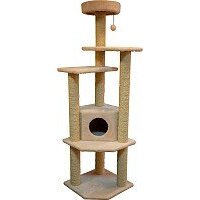 Комплекс Cat House Торнадо сизаль (бежевый) — Chaika Market