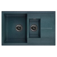 Кухонная мойка Granula 7802 (черный) - Изображение №7 — Chaika Market