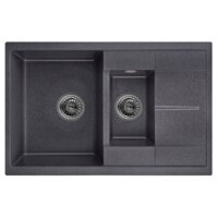 Кухонная мойка Granula 7802 (черный) - Изображение №2 — Chaika Market