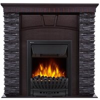 Портал Firelight Porto Classic (камень черный/шпон венге) — Chaika Market