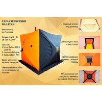 Палатка для зимней рыбалки Ex-Pro Winter 1 7EXW1CA (камуфляж) - Изображение №17 — Chaika Market