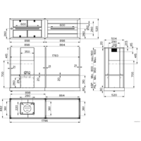 Кухонная вытяжка Faber T-Shelf EV8 BK Matt A180 325.0606.131 - Изображение №7 — Chaika Market