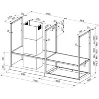 Кухонная вытяжка Faber T-Shelf EV8 BK Matt A180 325.0606.131 - Изображение №6 — Chaika Market