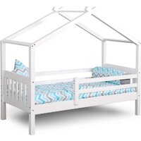 Кровать-домик Мебельград Алиса 160x80 (белый полупрозрачный) — Chaika Market