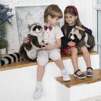 Классическая игрушка Hansa Сreation Енот-полоскун 7493 (31 см) - Изображение №7 — Chaika Market