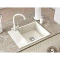 Кухонная мойка Polygran Blade 660 (белый хлопок) - Изображение №2 — Chaika Market