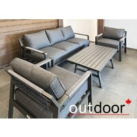 Набор садовой мебели Outdoor Торонто OUT-0027 (графит) - Изображение №2 — Chaika Market