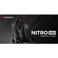Игровое (геймерское) кресло Genesis Nitro 650 (черный) - Изображение №23 — Chaika Market