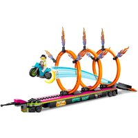 Конструктор LEGO City 60357 Трюковый грузовик и огненное кольцо - Изображение №4 — Chaika Market