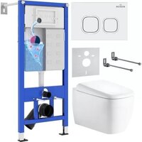 Унитаз подвесной Roxen StounFix Dual Fresh 968514 — Chaika Market