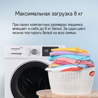 Стиральная машина MAUNFELD MFWM1586WHS - Изображение №20 — Chaika Market