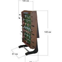 Настольный футбол Weekend Maccabi Mini (венге) - Изображение №6 — Chaika Market