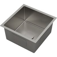 Кухонная мойка Roxen Uno 560210-44 (440*440) сатин под столешницу (с ролл-матом и дозатором) - Изображение №5 — Chaika Market