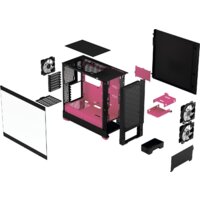 Корпус Fractal Design Pop Air RGB Magenta Core TG Clear Tint FD-C-POR1A-03 - Изображение №2 — Chaika Market