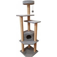 Комплекс Cat House Торнадо джут (серый) — Chaika Market