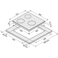 Варочная панель Krona Magier 45 BL 3BTK - Изображение №13 — Chaika Market