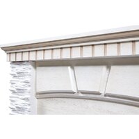 Портал Firelight Porto Classic (камень белый/шпон беленый дуб) - Изображение №4 — Chaika Market