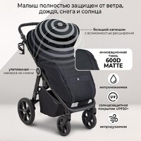 Коляска прогулочная «книга» Sweet Baby Unica (черный) - Изображение №4 — Chaika Market