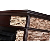 Портал Firelight Scala 30 (камень сланец скалистый бурый/шпон темный дуб) - Изображение №4 — Chaika Market